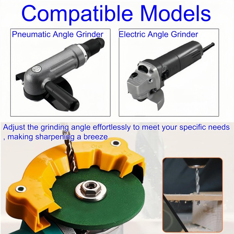 FeBohao Drill Bit Sharpener Accessories Angle Grinder Drill Bit Set