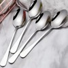 4 Packs Serving Spoons, 22cm Large Stainless Steel Serving Spoons