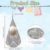 Peg Bag for Washing Line with Hanger, Washable Conical Peg