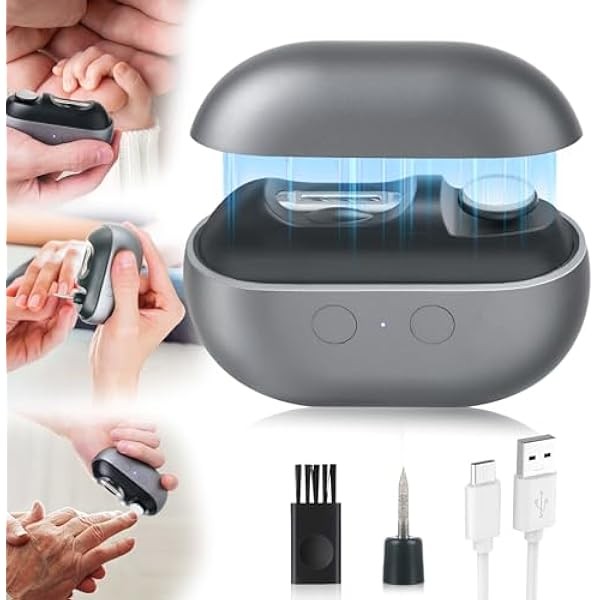 Electric Nail Clipper, 3 in 1 Electric Nail Trimmer and