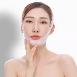 얼굴 밴드 리프팅 이중턱 볼살 관리 처진볼살 주름 붓기 마사지 [블랙] Face Band Lifting Double Chin Cheek Fat Management Sagging Cheek Fat Wrinkle Puffiness Massage [Black]
