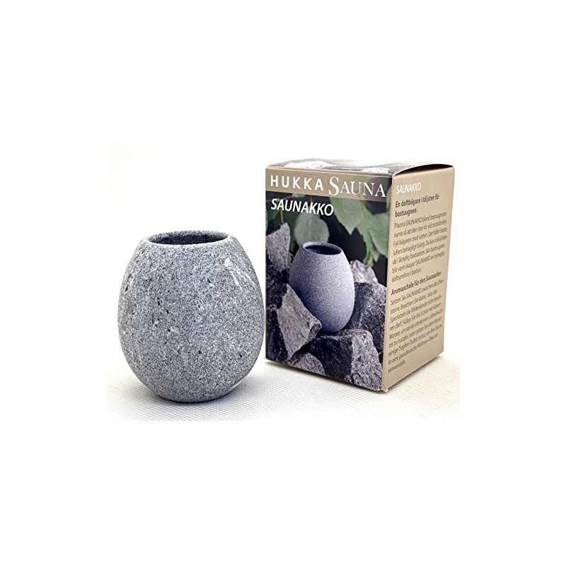 WEIGAND Saunakko Natural Soapstone by Huka, Relaxes the Senses, Sauna