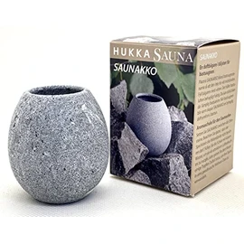 WEIGAND Saunakko Natural Soapstone by Huka, Relaxes the Senses, Sauna Accessories, Aroma Bowl, Saunakko