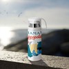 Stainless Steel Thermos Flask with Integrated Cup - Mother Hippo