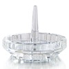 H&D Well-Crafted Crystal Glass Wedding Ring Holder