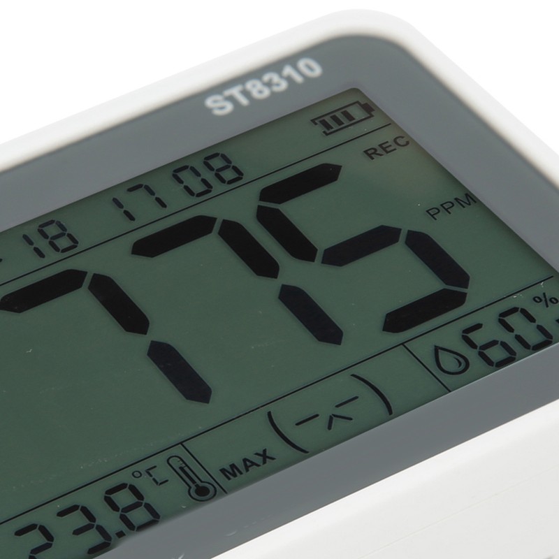 ST8310 LCD Air Quality Monitor Carbon Dioxide Detector CO2 Temperature