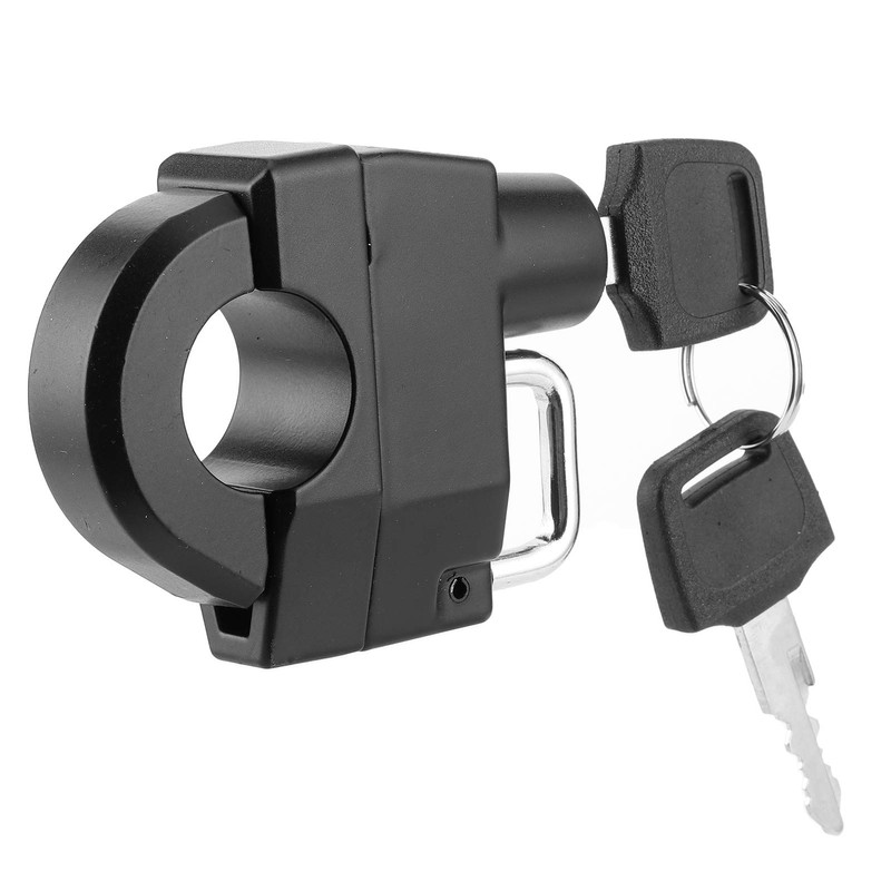 Yctze Motorcycle Helmet Lock,Metal Anti‑Theft Lock with 2 Keys Riding