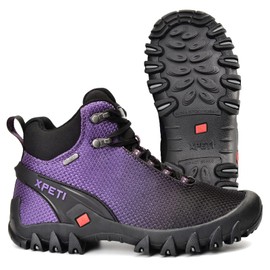 XPETI Women’s Terra Mid Hiking Boots (Gradient Purple)