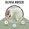 Olivia Rocco Florian Throw Blanket 100% Cotton Checked Design Bedspread
