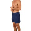 UZZI Mens Dry Fast Nylon Active Walking Shorts, Navy, 36