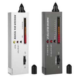 Diamond Tester Pen Jeweler Tool Diamond Selector II Moissanite Tester Portable Testing Tool Set, Distinguishing Real Diamonds and Moissanite with Pu Bag and Accurate Operation