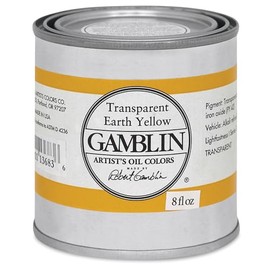 8 oz. Artists' Grade Oil Paints Color: Transparent Earth Yellow