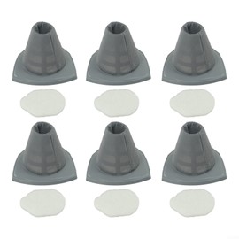 6 Pack Vacuum Filters For Eureka NES215A NES210 NES212 NES215 Replacement Parts N0101 N0102,Dust Trapping(6 PACK)