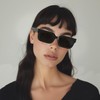 LONDON MOLE® Icy sunglasses | Cool rectangular shaped glasses |
