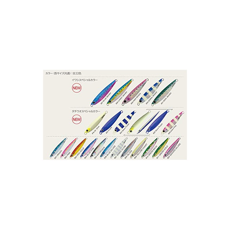 Major Craft Lure, Metal Jig, Jigpara, Short 0.7 oz (20g),