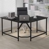 55"x 55" Home Office L-Shaped Desk Corner Computer Desk Large