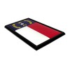 Elektroplate Premium North Carolina NC State Flag All Metal Black