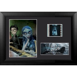 Trend Setters La Novia Cadáver de Tim Burton – Dúo de Piano – Presentación de Escritorio Minicell de 7”x5” de Filmcells – Incluye Clip de Película de 35 Mm con Caballete – Coleccionable de Película co