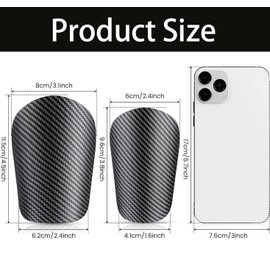 Football Shin Guards Extra Shin Guards for Men Women Kids Girls Shin Guards (4.5" x 3.1") (2 Pack)