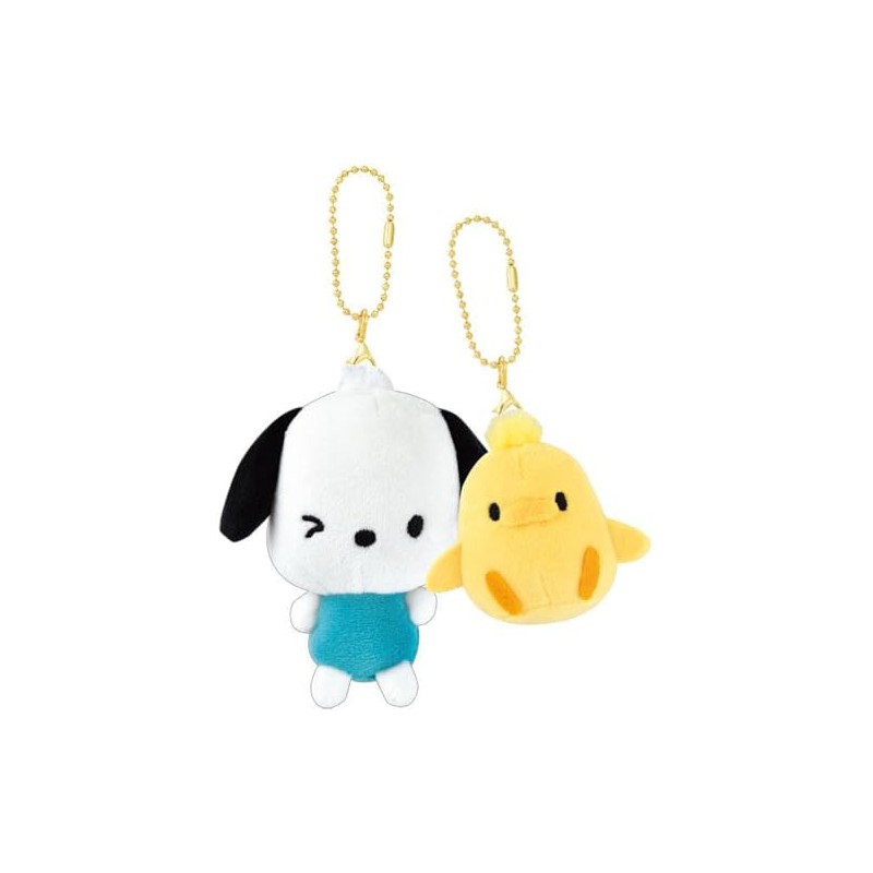 Pochacco & Piyo Nico Nui Key Chain