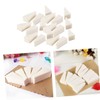 WOONEKY 40pcs Wedge Makeup Puff Sponge for Cosmetics and Nail