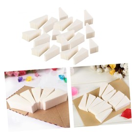 WOONEKY 40pcs Wedge Makeup Puff Sponge for Cosmetics and Nail Art Triangular Shaped Sponges for Liquid Foundation and Manicure Applications