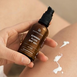 JUNGLÜCK Sun Fluid SPF 50+ | Fast Absorbing Face Sun Protection with Organic UV Filters