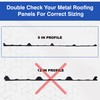 Duco USA-Made Classic Rib Foam Closure Strips 3ft Long, 9"