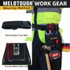 MELOTOUGH Pocket Tool Pouch Tool Belt Pouches with Belt Clip