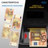 JEVX Counterfeit Money Detector and Counter Automatic Give Ticket in