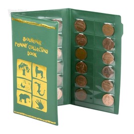 Rhode Island Novelty Green Zoo Penny Collecting Book One Per Order