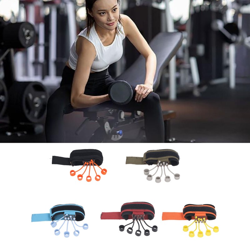 Finger Strengthener Improve Flexibility Hand Grip Strength Trainer with 5
