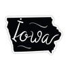 GT Graphics Iowa State Shape - 8" Vinyl Sticker -