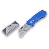 MARSHALLTOWN Folding Utility Knife, Folding Type, Aluminum Handle, Zinc Housing,