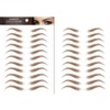 2 Sheets Style 4D Hair-like Eyebrow Tattoo Stickers Waterproof Eyebrow