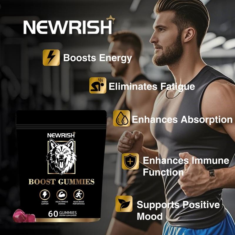 Newrish Himalayan Shilajit Gummies | With Ashwagandha, Gokshura & other