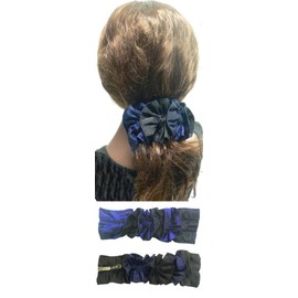 Set of 5 Twist 'n' Twirl Hair Tie for thick or Thin Hair in 5 colors 79346Satin-5 colors
