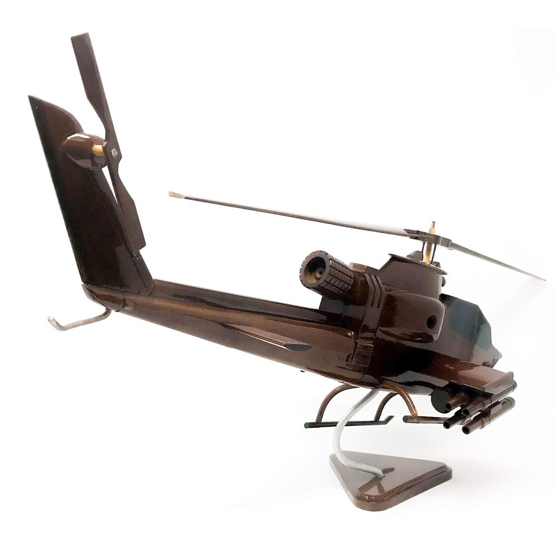 AH1 Cobra Helicopter Wood Model