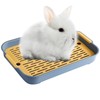 Rabbit Toilet Tray, Rabbit Litter Box, Hamster Toilet, Plastic Grate,