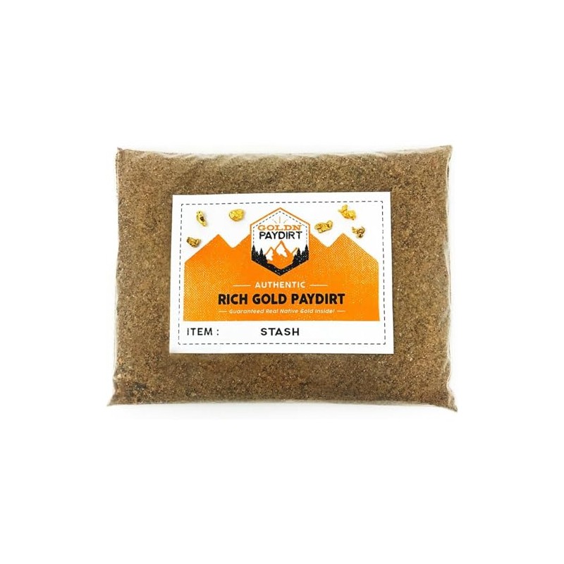 Goldn Gold Paydirt Stash Panning Pay Dirt Bag – Gold