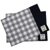 Placemat, Gray, Checkered Placemat, Kindergarten, Kindergarten, Preparation, School Entrance, Lunch