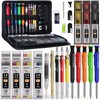 Nicpro 31 Pack Carpenter Pencil Set with Sharpener, Mechanical Carpenter