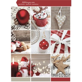 Life Planner Sticker Kit,"Red-y" For Christmas, over 150 stickers on premium matte