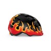 MET - Hooray Children's Cycling Helmet In Black / Flames
