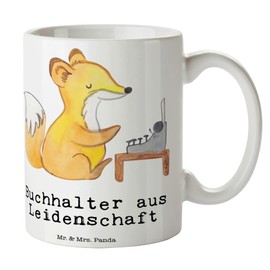 Mr. & Mrs. Panda Passion Book Holder Gift Coffee Cups Colleague Paperwork Office Job Back Office Employee Training