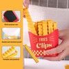 Cute Potato Fry Design Food Clips - Durable Food Bag