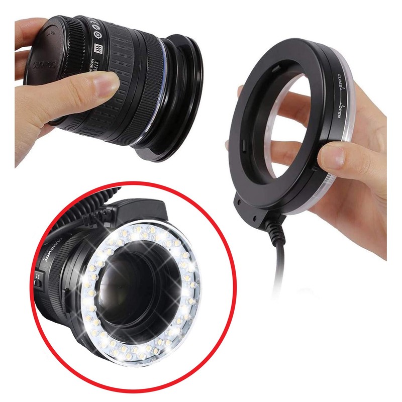 Dual Macro LED Ring Light/Flash Compatible with Nikon D200 (Applicable