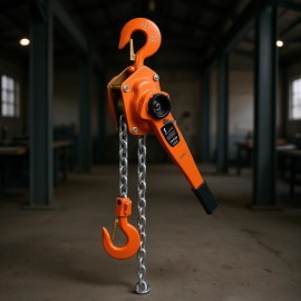 New Manual Lever Chain Hoist 1 Ton 1.5M Lift G80 Steel Dual Pawl Rotating Hooks Industrial UseDefault: Default