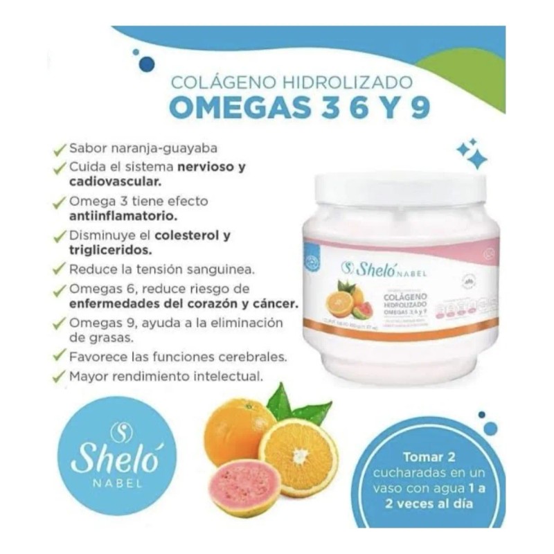 Colágeno Hidrolizado 3 6 9. Naranja Guayaba