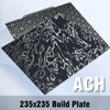 Wefuit New ACH Build Plate 235x235mm,Crystal+Abyss Spring Steel Sheet for